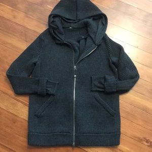 Lululemon Sweat-Er heavy knit Merino zip Once a Day Jacket 8/10/M
